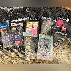 Various random scrapbook embellishments